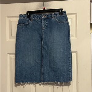 Old Navy Blue Denim Skirt Size 2